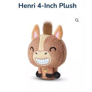 Ami Amis 4" Henri The Horse Crochet Plush Collectible NWT